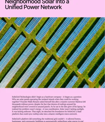 Sample article layout: technology story
