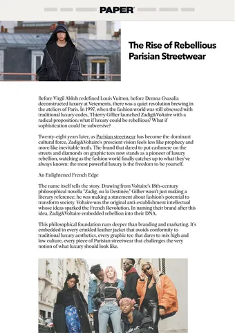 Trendsetting Fashion & Art Magazine