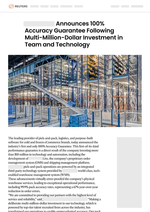 Reuters - B2B Article