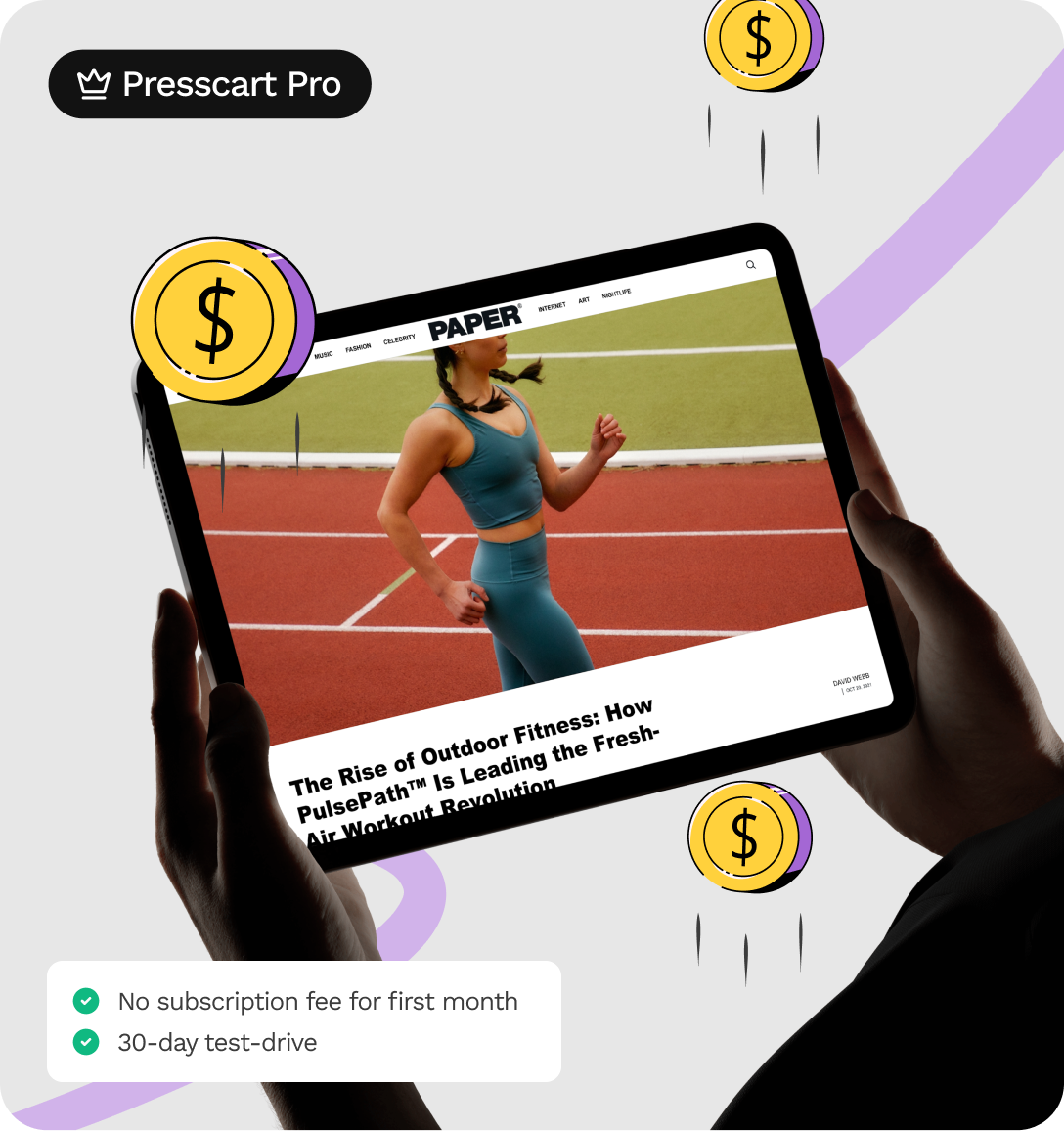 Presscart approach to PR